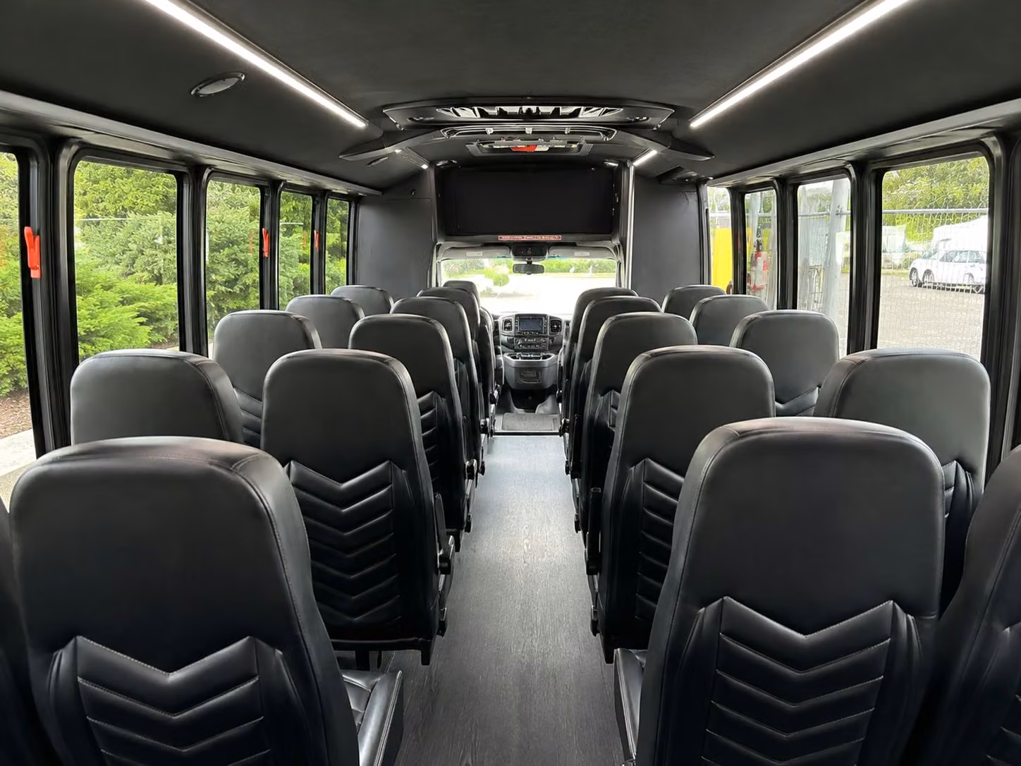 18 passenger minibus inside