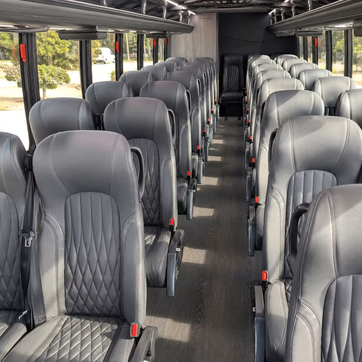 25 passenger minibus inside