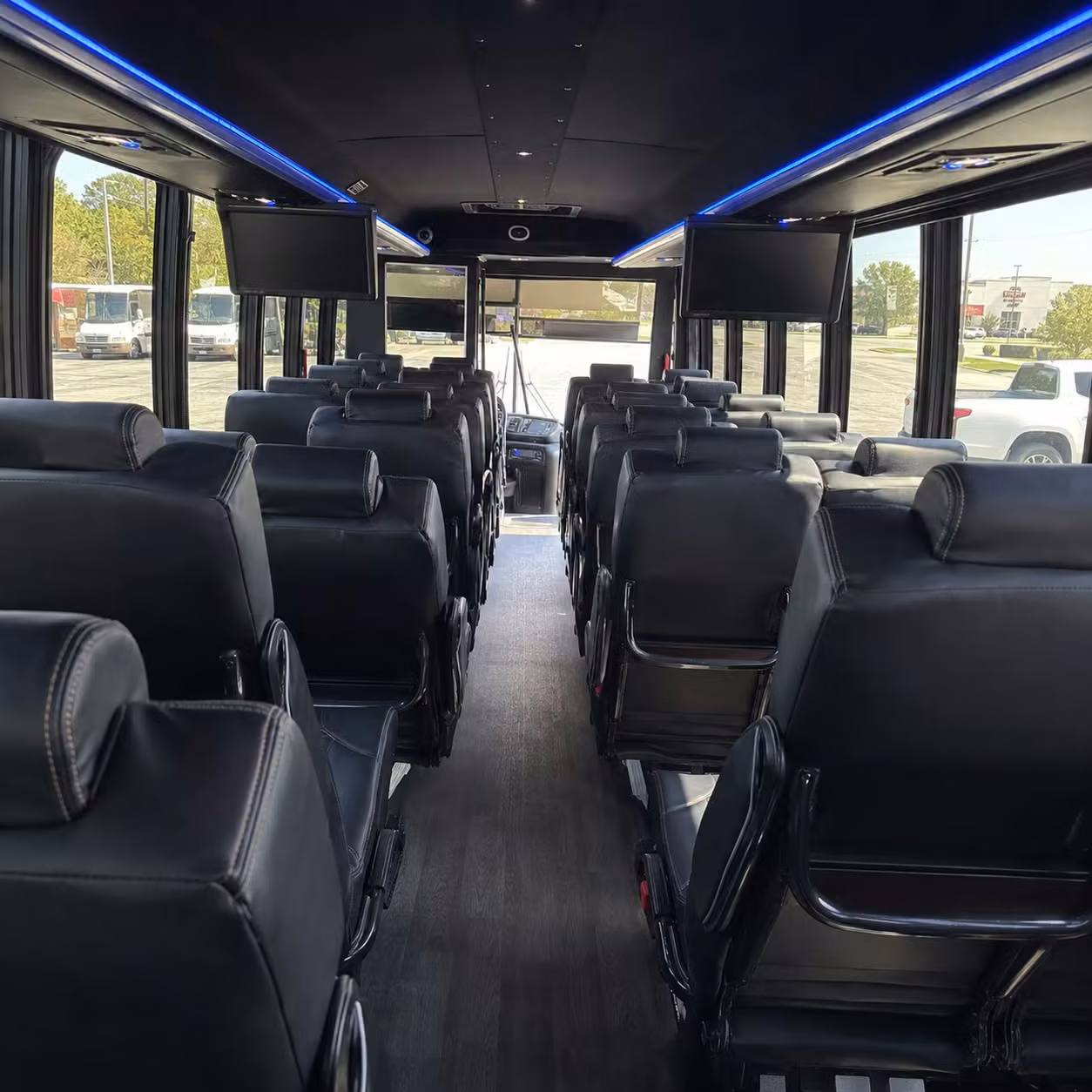 30 passenger minibus inside