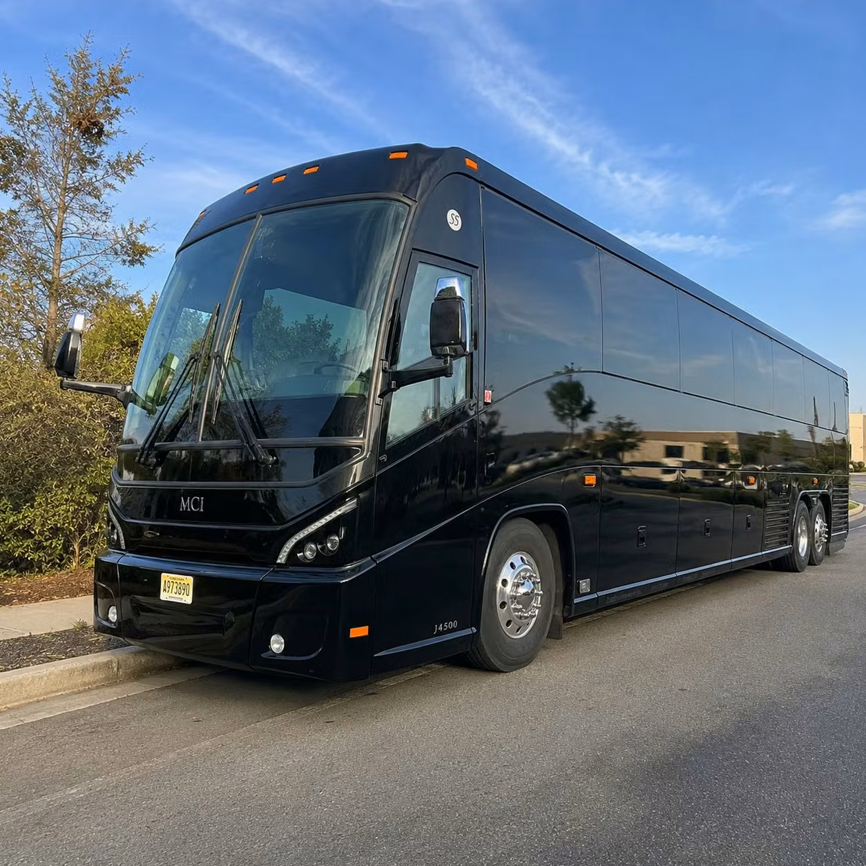 56 passenger charter bus