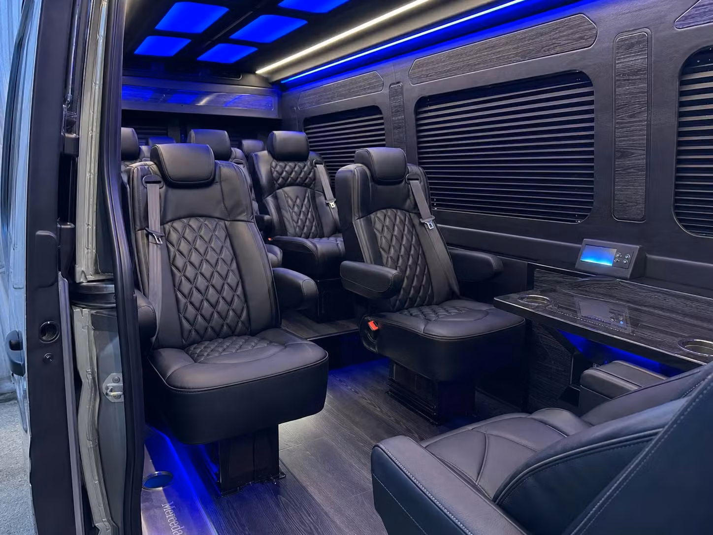 sprinter van transportation for groups and events across irving